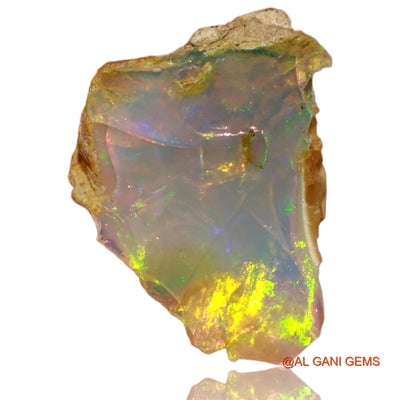 2.00 Cts Natural Ethiopian Fire Opal Loose Gemstone Fancy Rough 13x9x5 mm E-32