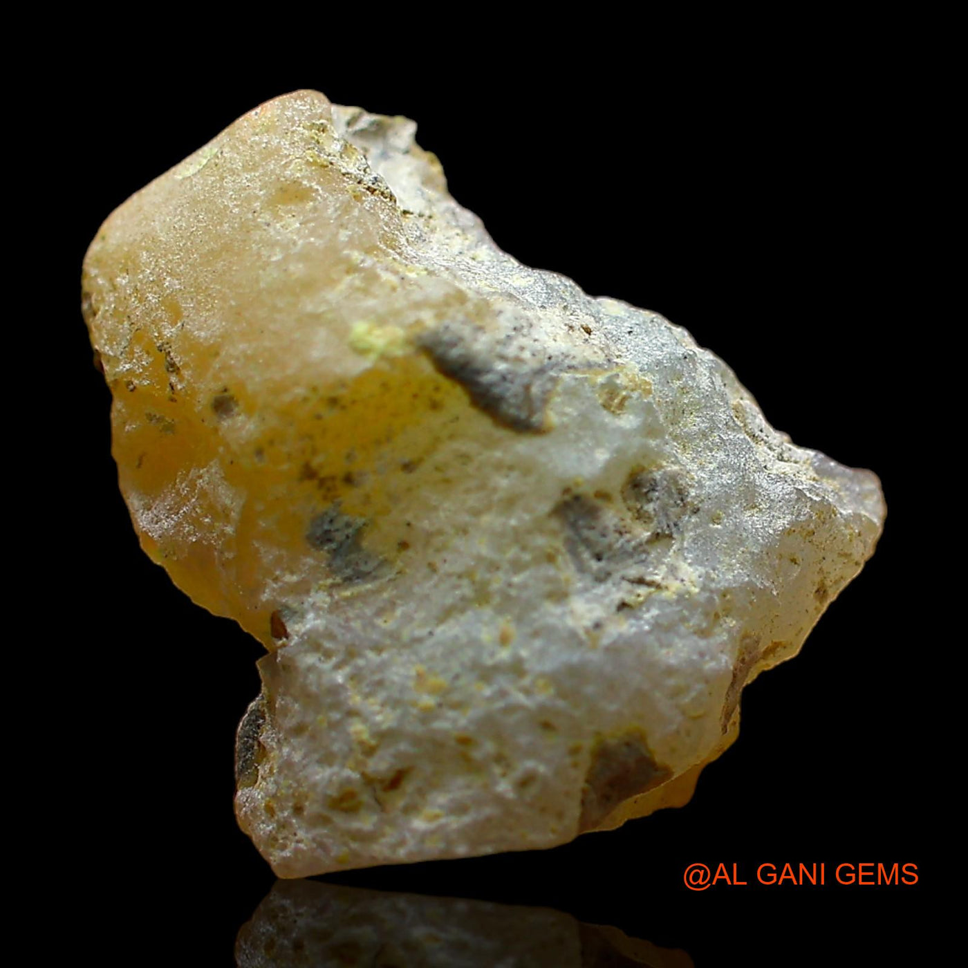 8.00 Cts Natural Ethiopian Fire Opal Loose Gemstone Fancy Rough 16x14x10 mm E-330