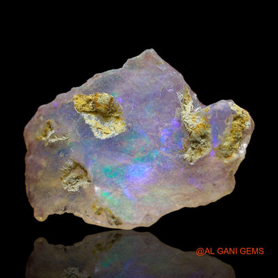 3.00 Cts Natural Ethiopian Fire Opal Loose Gemstone Fancy Rough 19x13x4 mm E-331