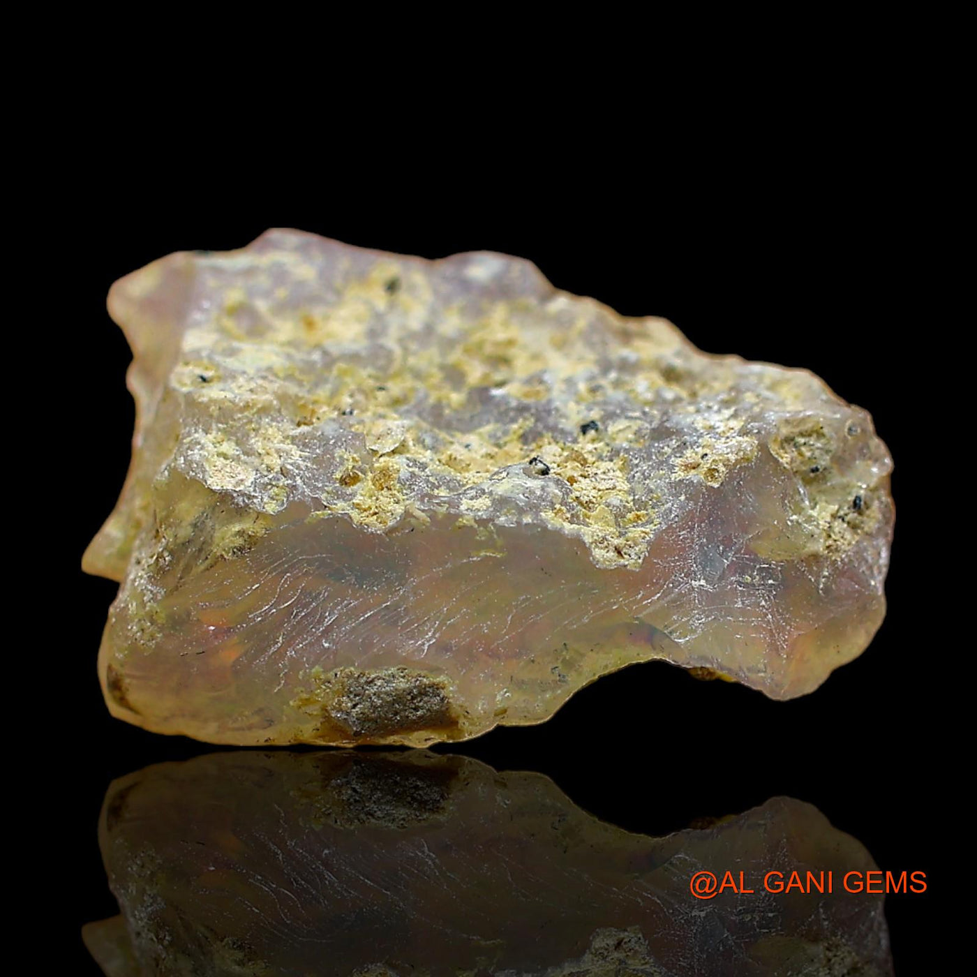 6.00 Cts Natural Ethiopian Fire Opal Fancy Rough Loose Gemstone For Jewelry 18x12x7 mm E-332