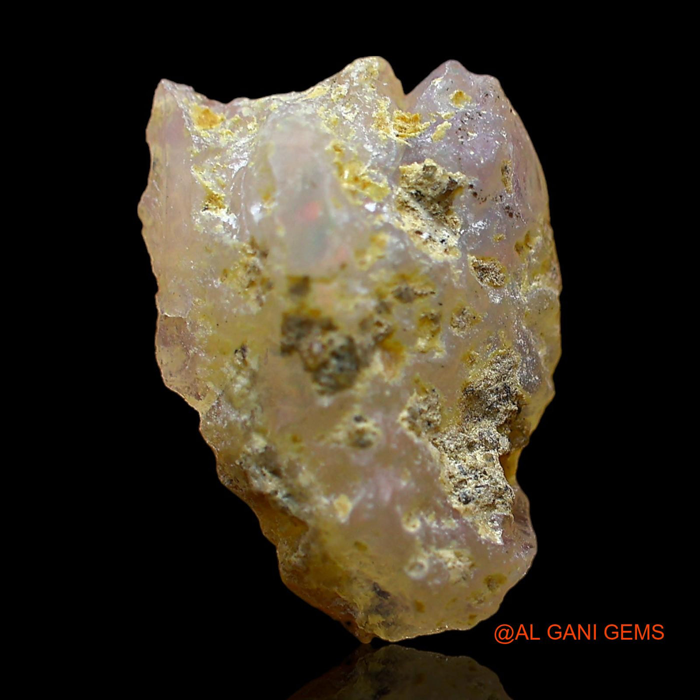6.00 Cts Natural Ethiopian Fire Opal Fancy Rough Loose Gemstone For Jewelry 18x12x7 mm E-332
