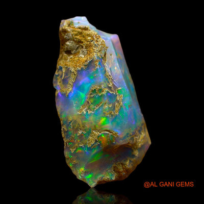 3.00 Cts Natural Ethiopian Fire Opal Loose Gemstone Fancy Rough 18x10x6 mm E-334