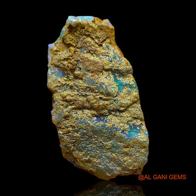 3.00 Cts Natural Ethiopian Fire Opal Loose Gemstone Fancy Rough 18x10x6 mm E-334