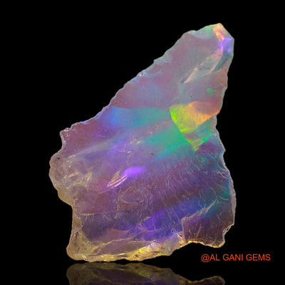 Natural Untreated Fire Opal Loose Gemstone Fancy Rough From Ethiopia 2.00 Cts 15x13x3 mm E-335