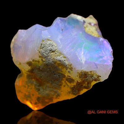 5.00 Cts Unheated Ethiopian Fire Opal Loose Gemstone Fancy Rough Natural 16x12x8 mm E-338