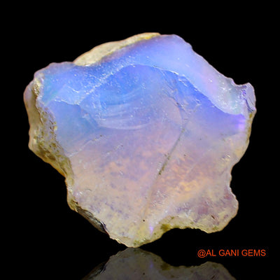 5.00 Cts Natural Ethiopian Fire Opal Loose Gemstone Fancy Rough 16x13x7 mm E-339