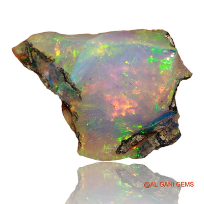 Natural Untreated Fire Opal Loose Gemstone Fancy Rough From Ethiopia 2.00 Cts 15x10x4 mm E-33