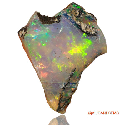 Natural Untreated Fire Opal Loose Gemstone Fancy Rough From Ethiopia 2.00 Cts 15x10x4 mm E-33