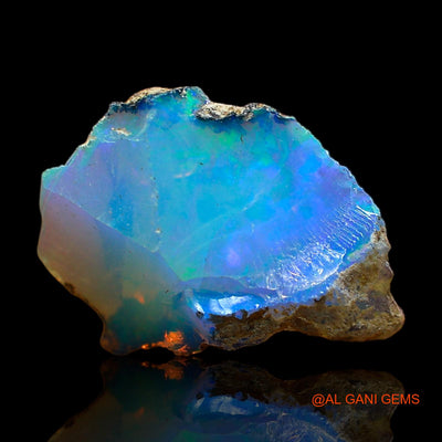 Natural Untreated Fire Opal Loose Gemstone Fancy Rough From Ethiopia 4.00 Cts 15x12x7 mm E-340
