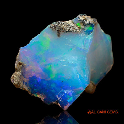 Natural Untreated Fire Opal Loose Gemstone Fancy Rough From Ethiopia 4.00 Cts 15x12x7 mm E-340
