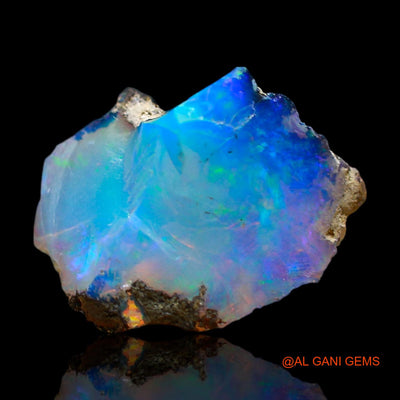 Natural Untreated Fire Opal Loose Gemstone Fancy Rough From Ethiopia 4.00 Cts 15x12x7 mm E-340