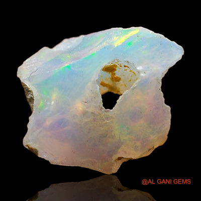 4.00 Cts Natural Ethiopian Fire Opal Loose Gemstone Fancy Rough 14x13x6 mm E-342