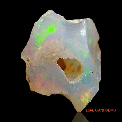 4.00 Cts Natural Ethiopian Fire Opal Loose Gemstone Fancy Rough 14x13x6 mm E-342