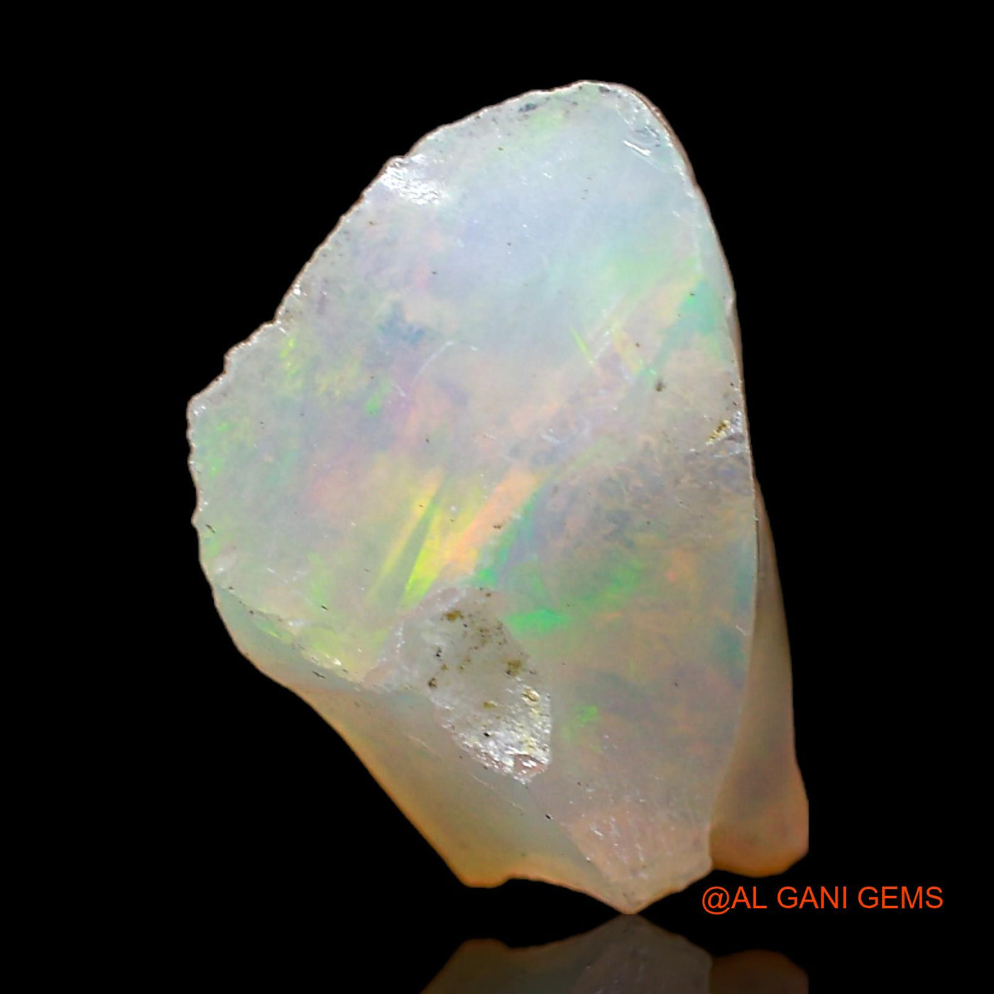 4.00 Cts Natural Ethiopian Fire Opal Loose Gemstone Fancy Rough 14x13x6 mm E-342