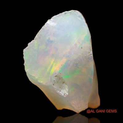 4.00 Cts Natural Ethiopian Fire Opal Loose Gemstone Fancy Rough 14x13x6 mm E-342