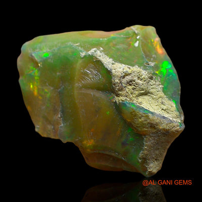 3.00 Cts Natural Ethiopian Fire Opal Fancy Rough Loose Gemstone For Jewelry 16x13x5 mm E-343