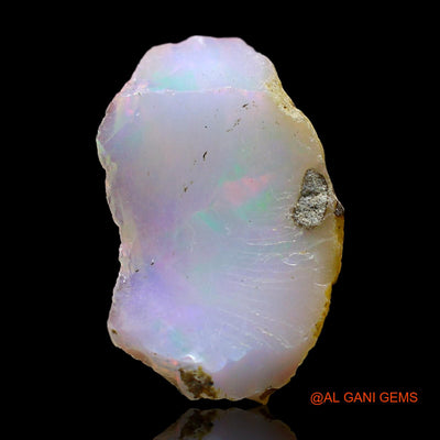 Natural Fire Opal Gemstone 3.00 Cts Loose Fancy Rough From Ethiopia 16x10x7 mm E-344