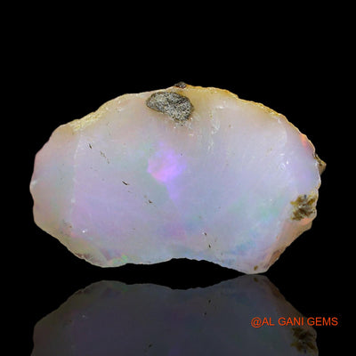 Natural Fire Opal Gemstone 3.00 Cts Loose Fancy Rough From Ethiopia 16x10x7 mm E-344