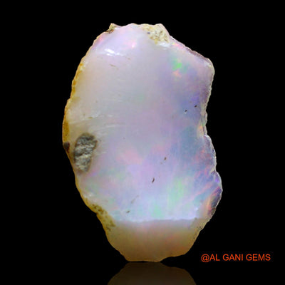 Natural Fire Opal Gemstone 3.00 Cts Loose Fancy Rough From Ethiopia 16x10x7 mm E-344