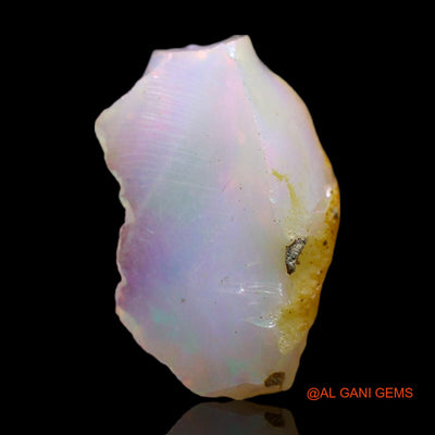 Natural Fire Opal Gemstone 3.00 Cts Loose Fancy Rough From Ethiopia 16x10x7 mm E-344