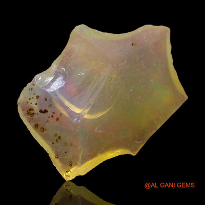 2.00 Cts Natural Ethiopian Fire Opal Loose Gemstone Fancy Rough 16x12x4 mm E-346
