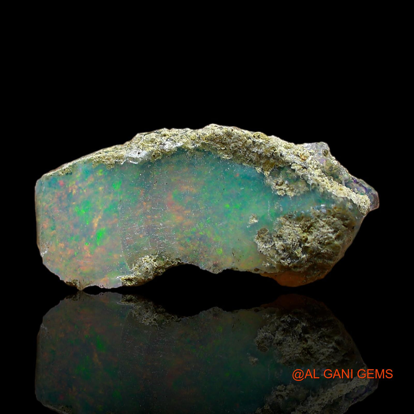 3.00 Cts Natural Ethiopian Fire Opal Loose Gemstone Fancy Rough 18x8x6 mm E-347