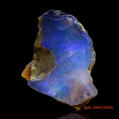 5.00 Cts Natural Ethiopian Fire Opal Fancy Rough Loose Gemstone For Jewelry 15x13x9 mm E-349
