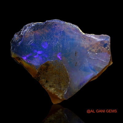 5.00 Cts Natural Ethiopian Fire Opal Fancy Rough Loose Gemstone For Jewelry 15x13x9 mm E-349