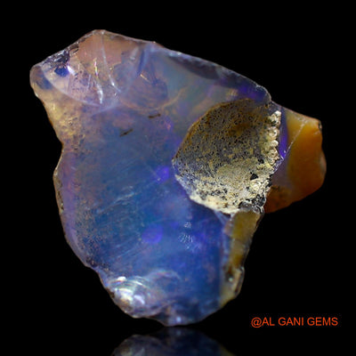 5.00 Cts Natural Ethiopian Fire Opal Fancy Rough Loose Gemstone For Jewelry 15x13x9 mm E-349
