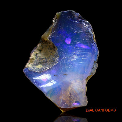 5.00 Cts Natural Ethiopian Fire Opal Fancy Rough Loose Gemstone For Jewelry 15x13x9 mm E-349
