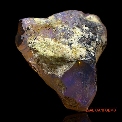 5.00 Cts Natural Ethiopian Fire Opal Fancy Rough Loose Gemstone For Jewelry 15x13x9 mm E-349