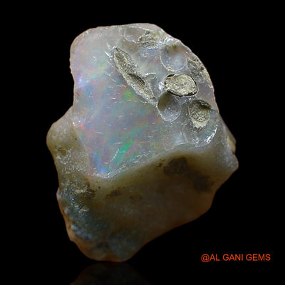 Natural Fire Opal Gemstone 5.00 Cts Loose Fancy Rough From Ethiopia 16x12x9 mm E-350
