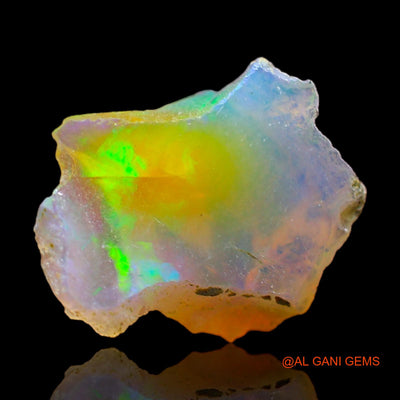 3.00 Cts Unheated Ethiopian Fire Opal Loose Gemstone Fancy Rough Natural 15x12x6 mm E-352