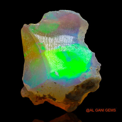 3.00 Cts Unheated Ethiopian Fire Opal Loose Gemstone Fancy Rough Natural 15x12x6 mm E-352