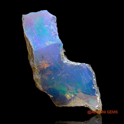 2.00 Cts Unheated Ethiopian Fire Opal Loose Gemstone Fancy Rough Natural 19x9x5 mm E-356