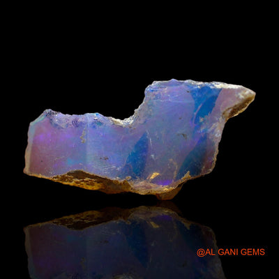2.00 Cts Unheated Ethiopian Fire Opal Loose Gemstone Fancy Rough Natural 19x9x5 mm E-356