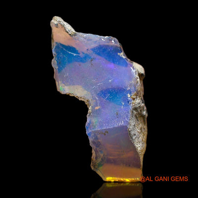 2.00 Cts Unheated Ethiopian Fire Opal Loose Gemstone Fancy Rough Natural 19x9x5 mm E-356