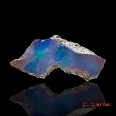 2.00 Cts Unheated Ethiopian Fire Opal Loose Gemstone Fancy Rough Natural 19x9x5 mm E-356