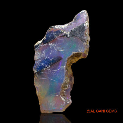 2.00 Cts Unheated Ethiopian Fire Opal Loose Gemstone Fancy Rough Natural 19x9x5 mm E-356