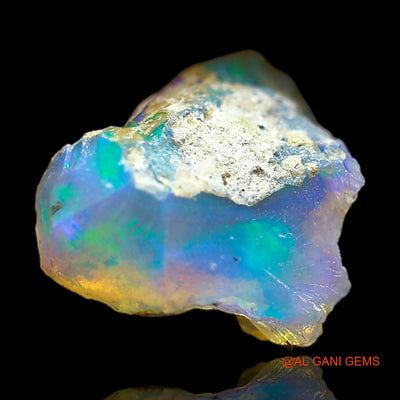5.00 Cts Natural Ethiopian Fire Opal Loose Gemstone Fancy Rough 15x11x8 mm E-358