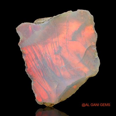 3.00 Cts Natural Ethiopian Fire Opal Loose Gemstone Fancy Rough 14x12x5 mm E-359