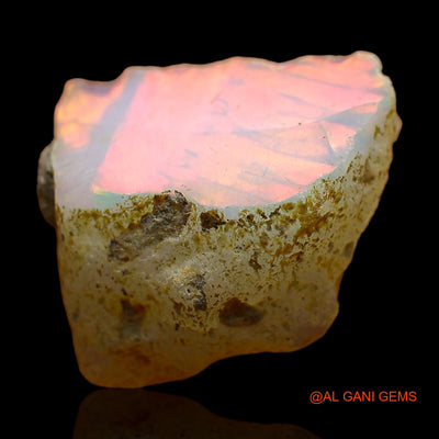 3.00 Cts Natural Ethiopian Fire Opal Loose Gemstone Fancy Rough 14x12x5 mm E-359