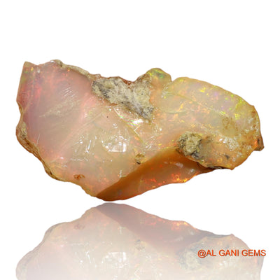 8.00 Cts Natural Ethiopian Fire Opal Loose Gemstone Fancy Rough 20x10x10 mm E-35