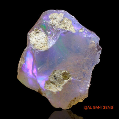 4.00 Cts Natural Ethiopian Fire Opal Fancy Rough Loose Gemstone For Jewelry 13x11x8 mm E-360