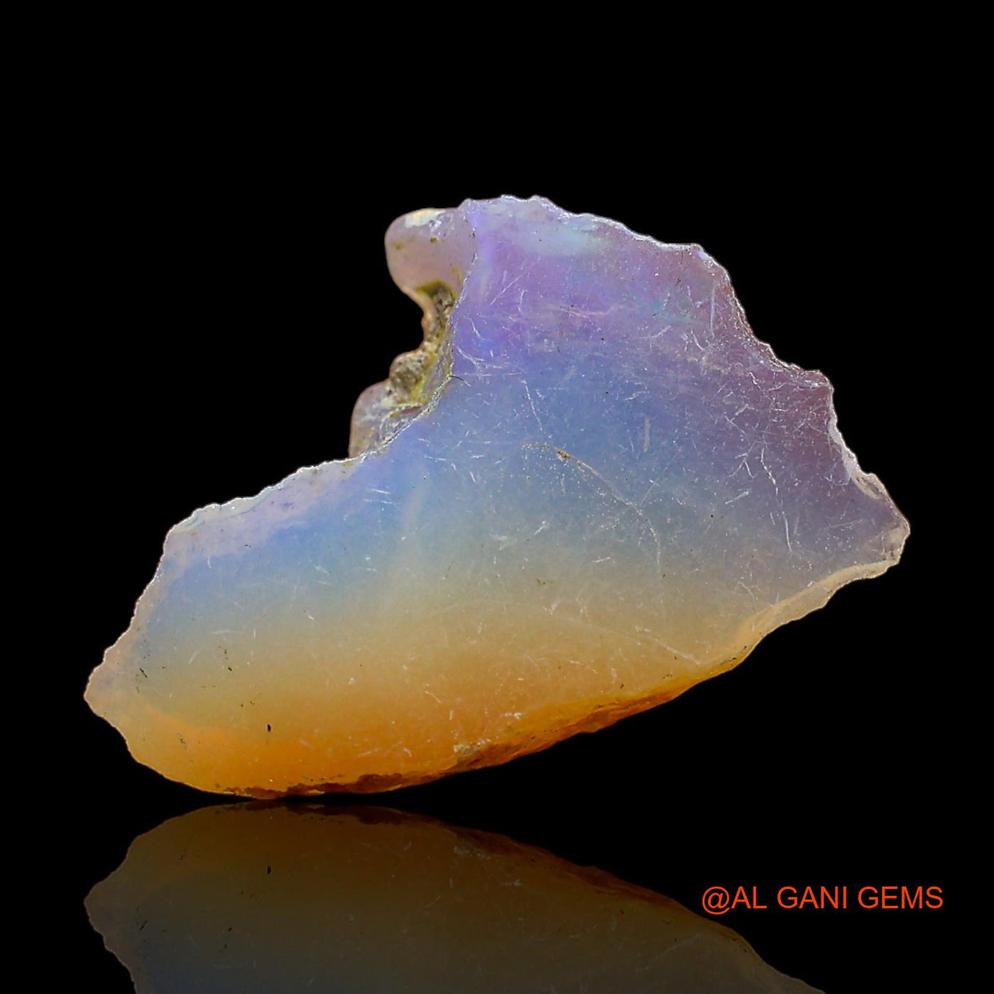 2.00 Cts Natural Ethiopian Fire Opal Fancy Rough Loose Gemstone For Jewelry 18x12x4 mm E-361