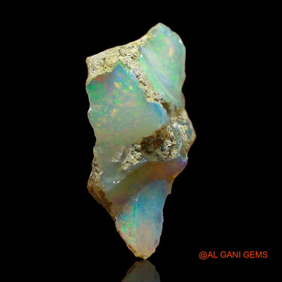 Natural Fire Opal Gemstone 3.00 Cts Loose Fancy Rough From Ethiopia 19x9x7 mm E-362