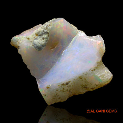 4.00 Cts Natural Ethiopian Fire Opal Loose Gemstone Fancy Rough 13x13x6 mm E-364