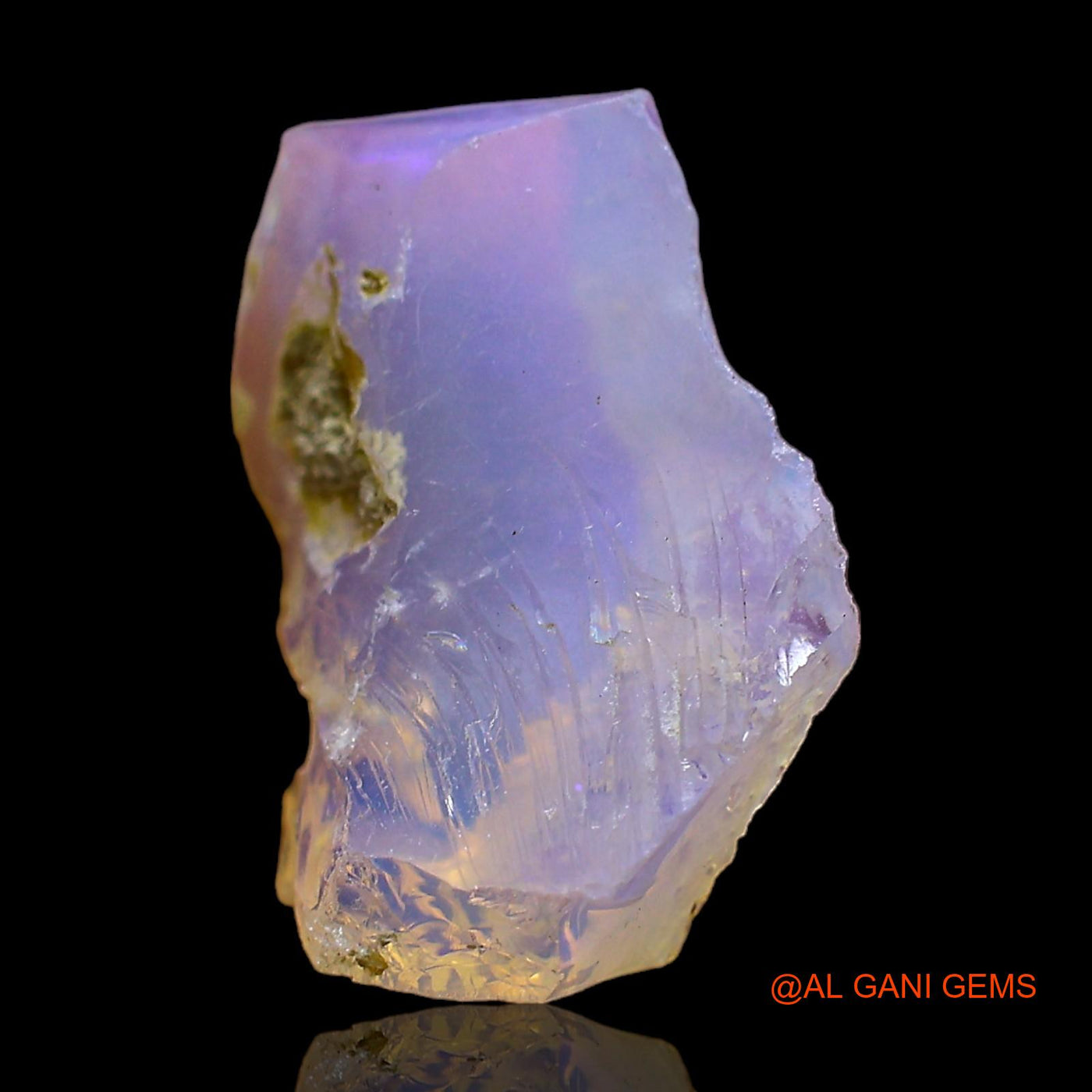 3.00 Cts Unheated Ethiopian Fire Opal Loose Gemstone Fancy Rough Natural 15x11x7 mm E-366