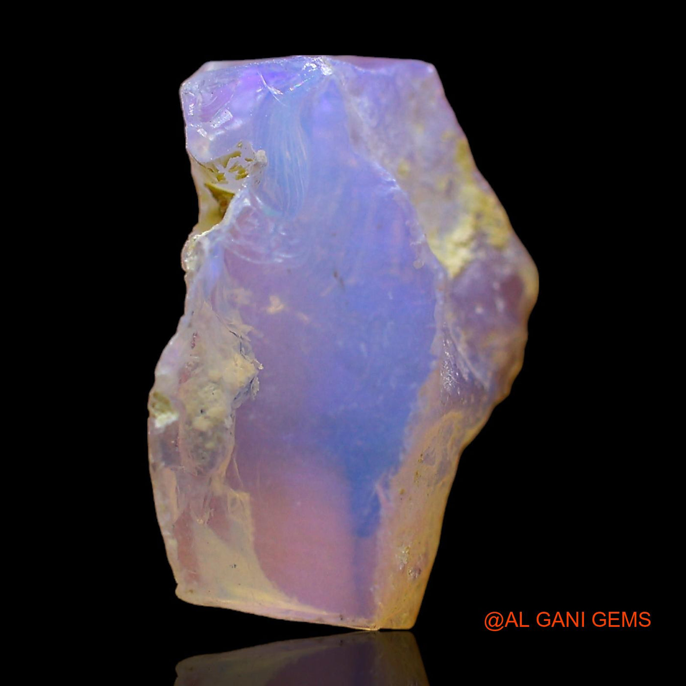 3.00 Cts Unheated Ethiopian Fire Opal Loose Gemstone Fancy Rough Natural 15x11x7 mm E-366