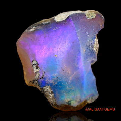 3.00 Cts Natural Ethiopian Fire Opal Loose Gemstone Fancy Rough 14x12x6 mm E-367